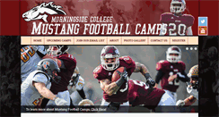 Desktop Screenshot of mustangfootballcamps.com